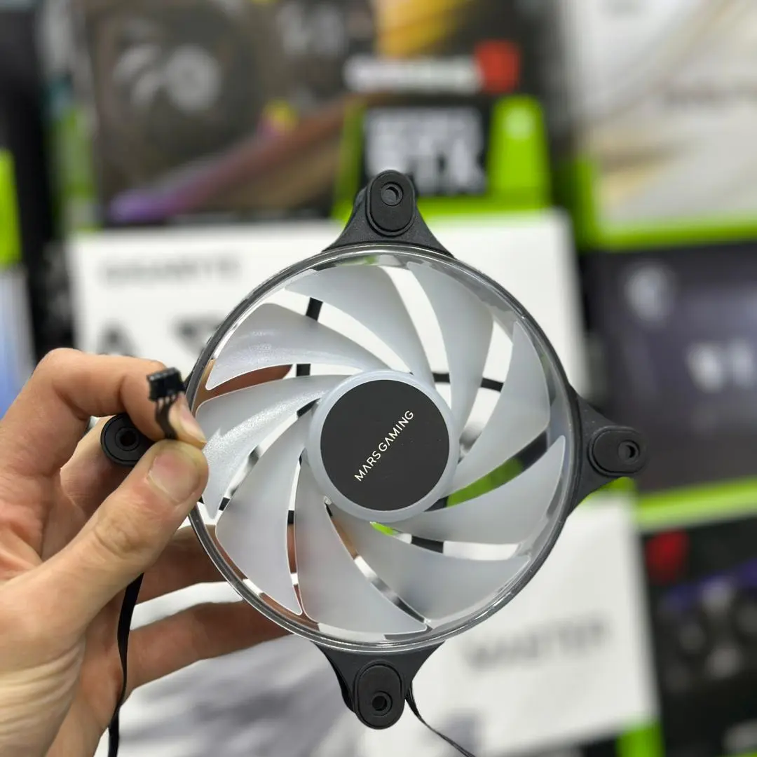 FAN MARS GAMING 4PIN BLACK ARGB